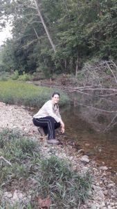 Me relaxing by the Meramec River