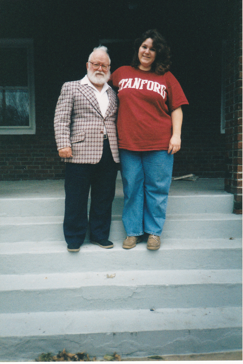 Margaret with her grandfather