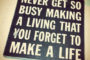 Busy, Busy, Dreadfully Busy!